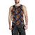 Tiger Head Floral Men Tank Top