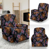 Tiger Head Floral Recliner Slipcover-JORJUNE.COM