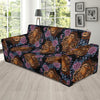 Tiger Head Floral Sofa Slipcover-JORJUNE.COM