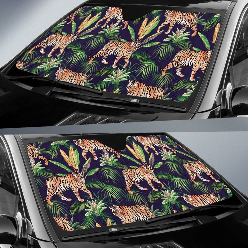 Tiger Jungle Car Sun Shade-JorJune