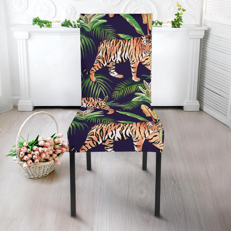 Tiger Jungle Dining Chair Slipcover-JORJUNE.COM