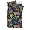 Tiger Tropical Pattern Duvet Cover Bedding Set