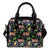 Tiger Jungle Leather Shoulder Handbag