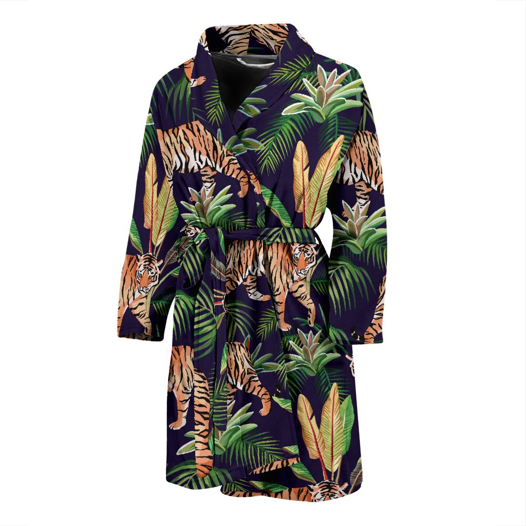 Tiger Jungle Men Bath Robe