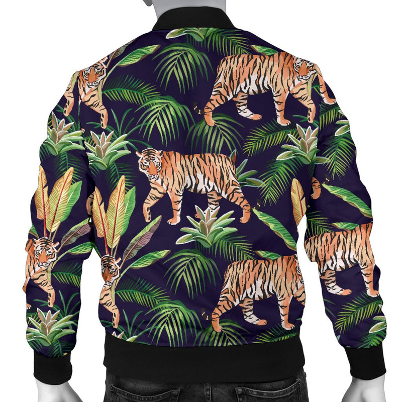 Tiger Jungle Men Casual Bomber Jacket