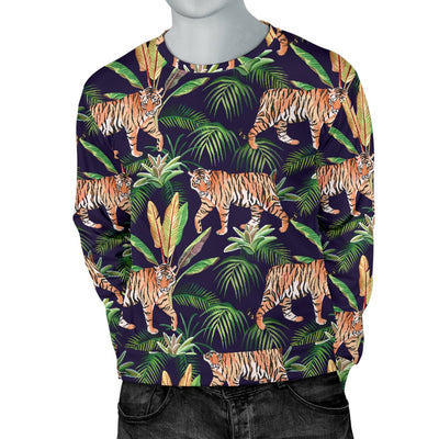 Tiger Jungle Men Crewneck Sweatshirt