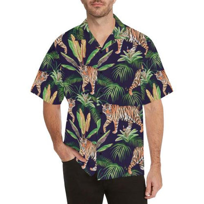 Tiger Jungle Men Hawaiian Shirt