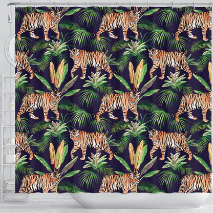 Tiger Jungle Shower Curtain