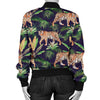 Tiger Jungle Women Casual Bomber Jacket