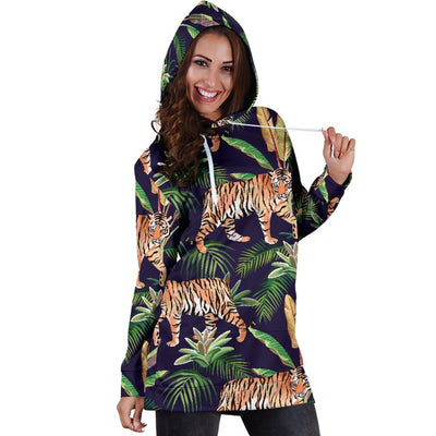 Tiger Jungle Women Hoodie Dress