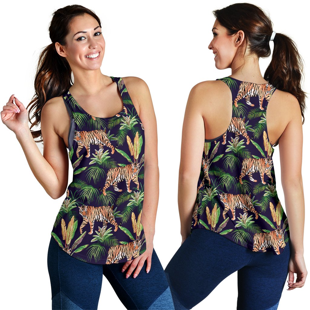 Tiger Jungle Women Racerback Tank Top