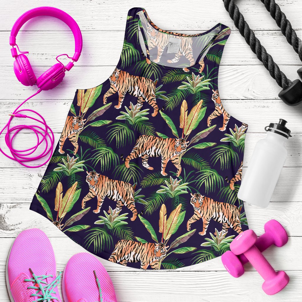 Tiger Jungle Women Racerback Tank Top