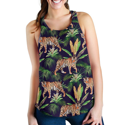 Tiger Jungle Women Racerback Tank Top