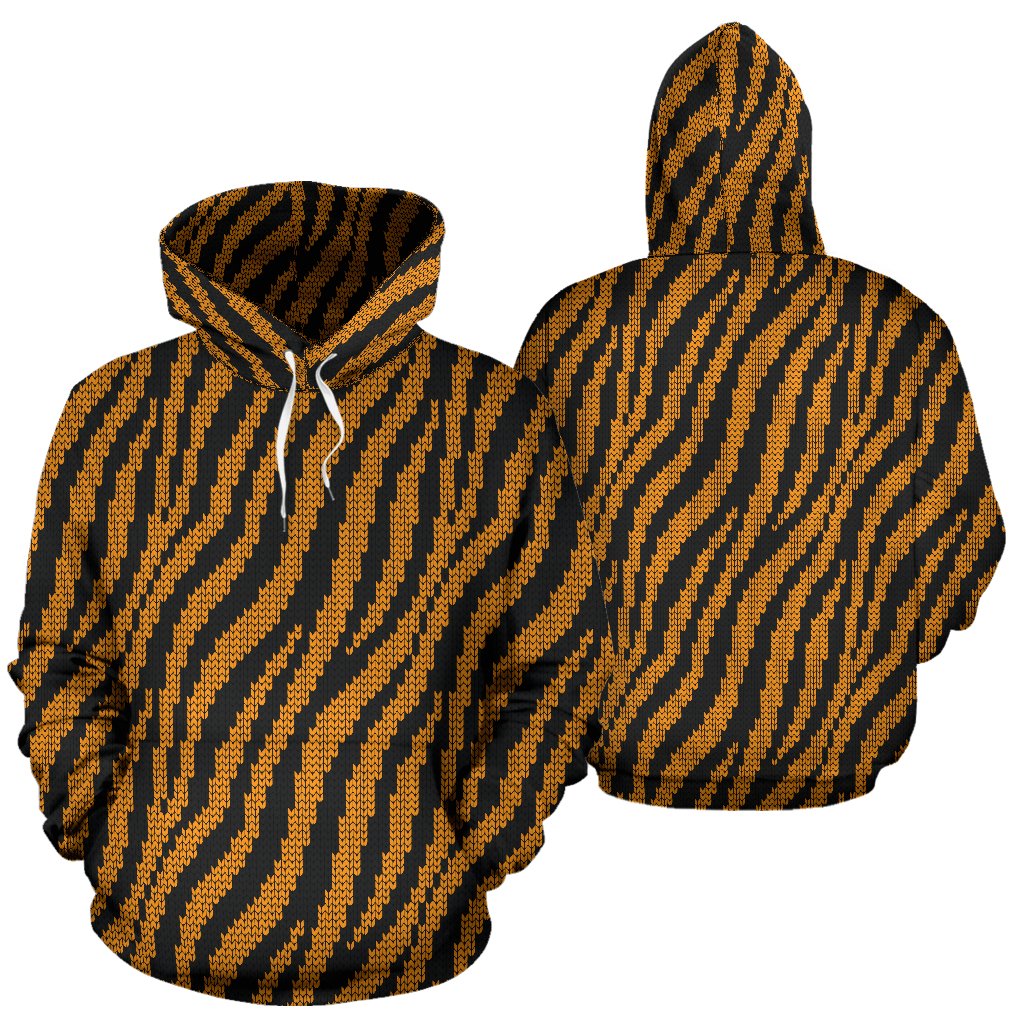 Tiger Knit Skin All Over Print Hoodie