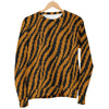 Tiger Knit Skin Men Crewneck Sweatshirt