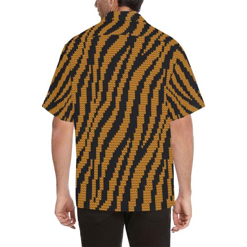 Tiger Knit Skin Men Hawaiian Shirt