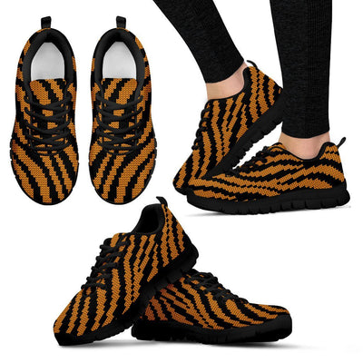 Tiger Knit Skin Women Sneakers