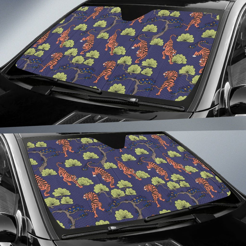 Tiger Pattern Japan Style Car Sun Shade-JorJune