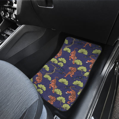 Tiger Pattern Japan Style Front and Back Car Floor Mats