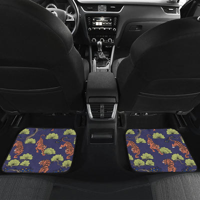 Tiger Pattern Japan Style Front and Back Car Floor Mats