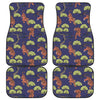 Tiger Pattern Japan Style Front and Back Car Floor Mats