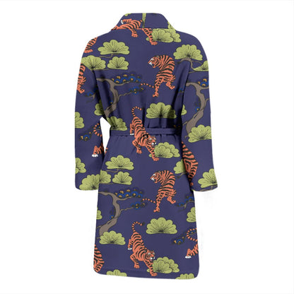Tiger Pattern Japan Style Men Bath Robe