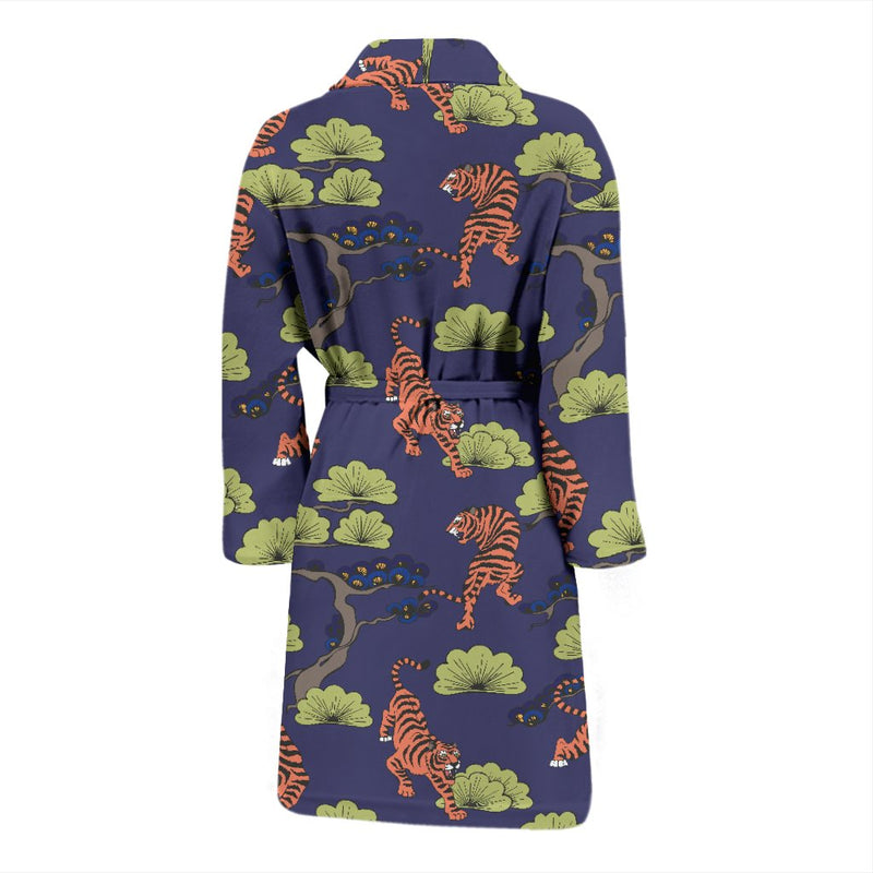 Tiger Pattern Japan Style Men Bath Robe