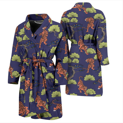 Tiger Pattern Japan Style Men Bath Robe
