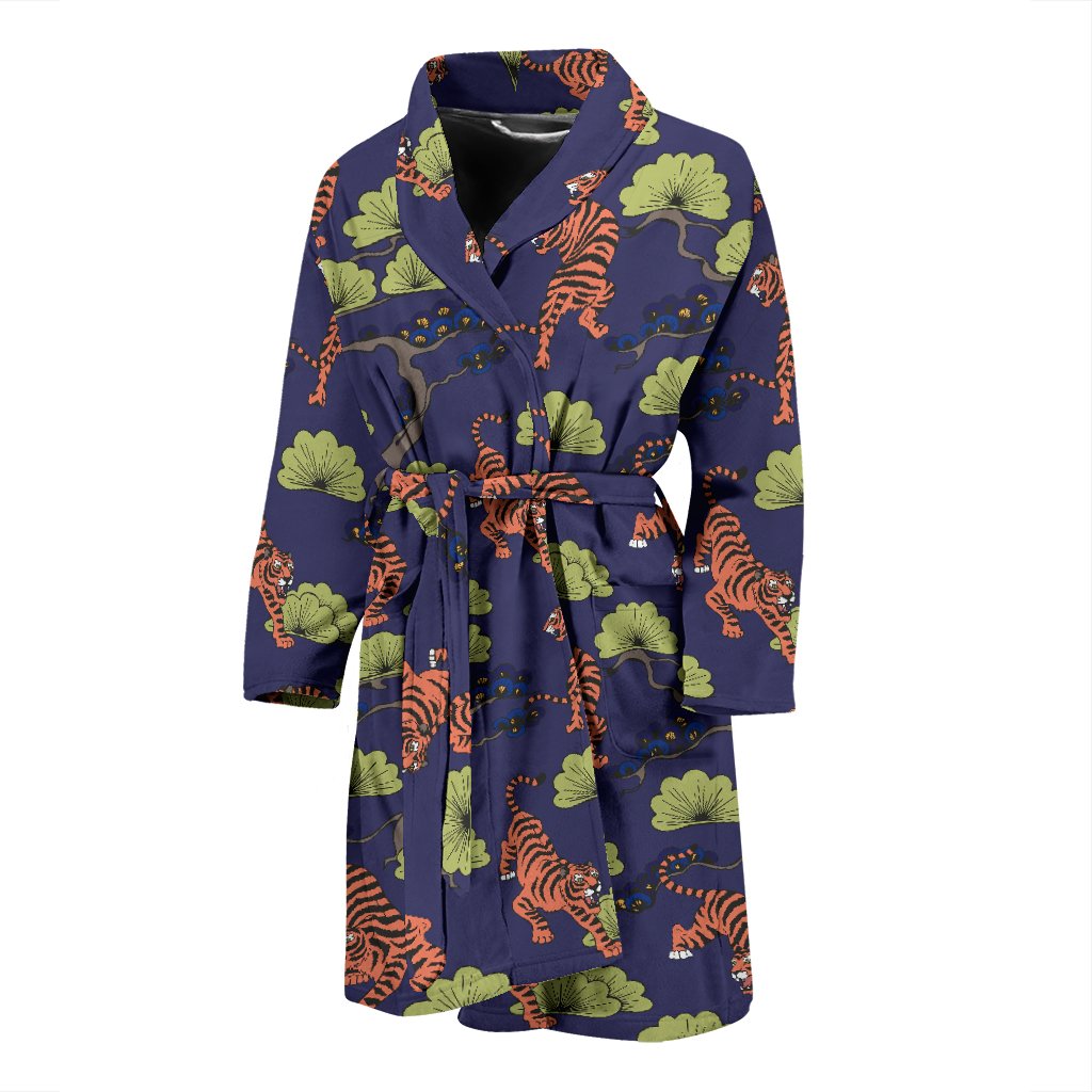 Tiger Pattern Japan Style Men Bath Robe