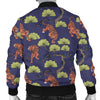 Tiger Pattern Japan Style Men Casual Bomber Jacket