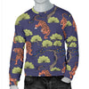 Tiger Pattern Japan Style Men Crewneck Sweatshirt