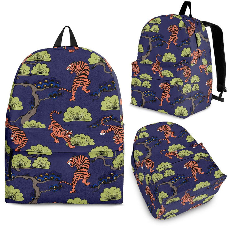 Tiger Pattern Japan Style Premium Backpack