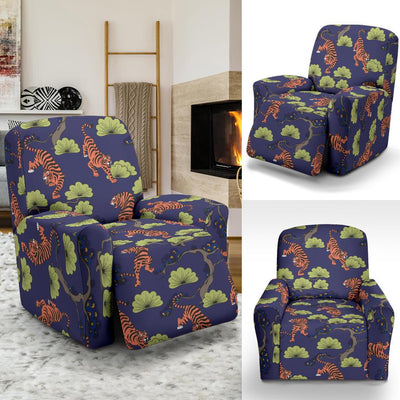 Tiger Pattern Japan Style Recliner Slipcover-JORJUNE.COM