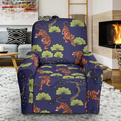 Tiger Pattern Japan Style Recliner Slipcover-JORJUNE.COM