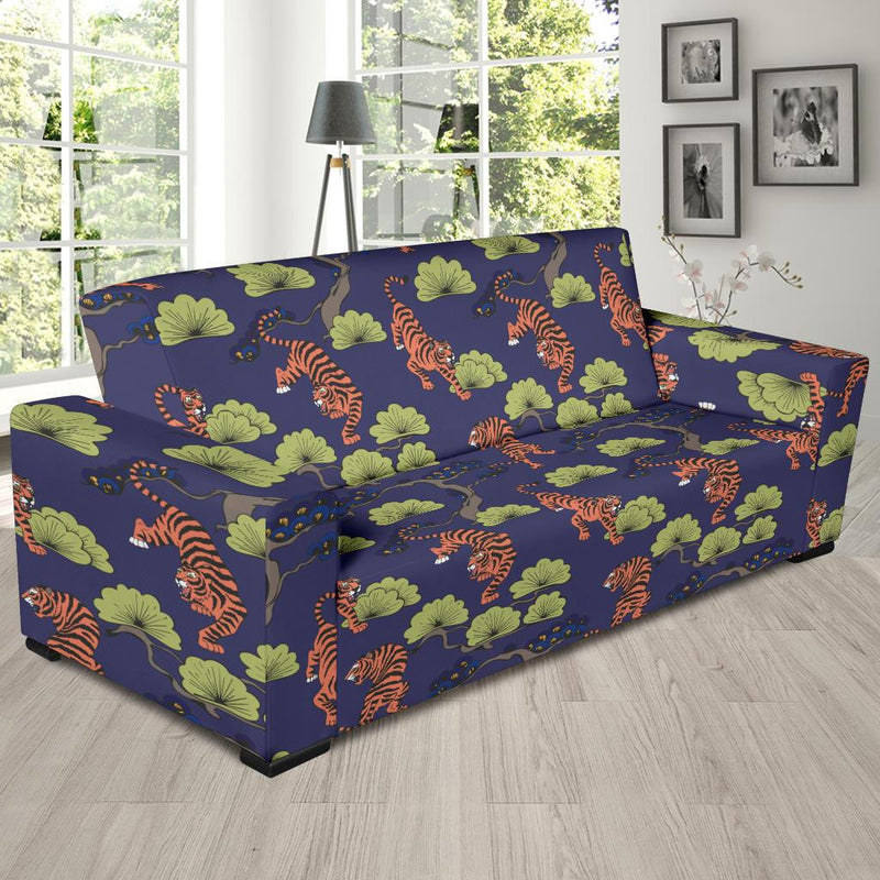 Tiger Pattern Japan Style Sofa Slipcover-JORJUNE.COM