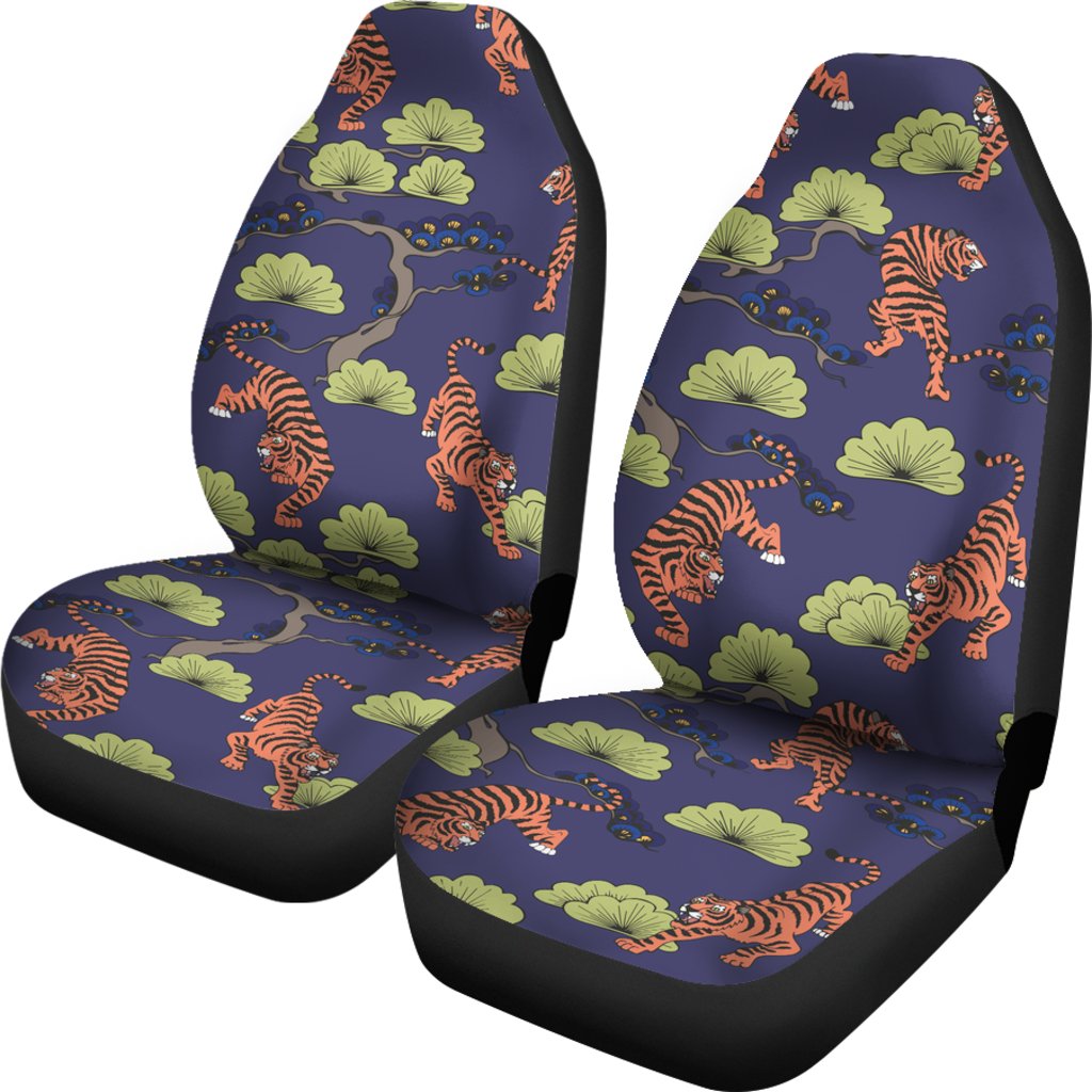 Tiger Pattern Japan Style Universal Fit Car Seat Covers