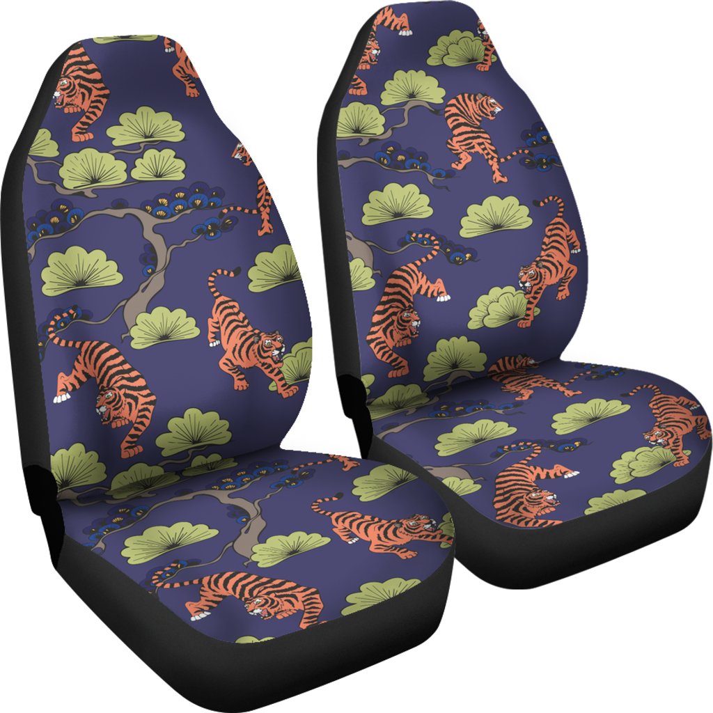 Tiger Pattern Japan Style Universal Fit Car Seat Covers