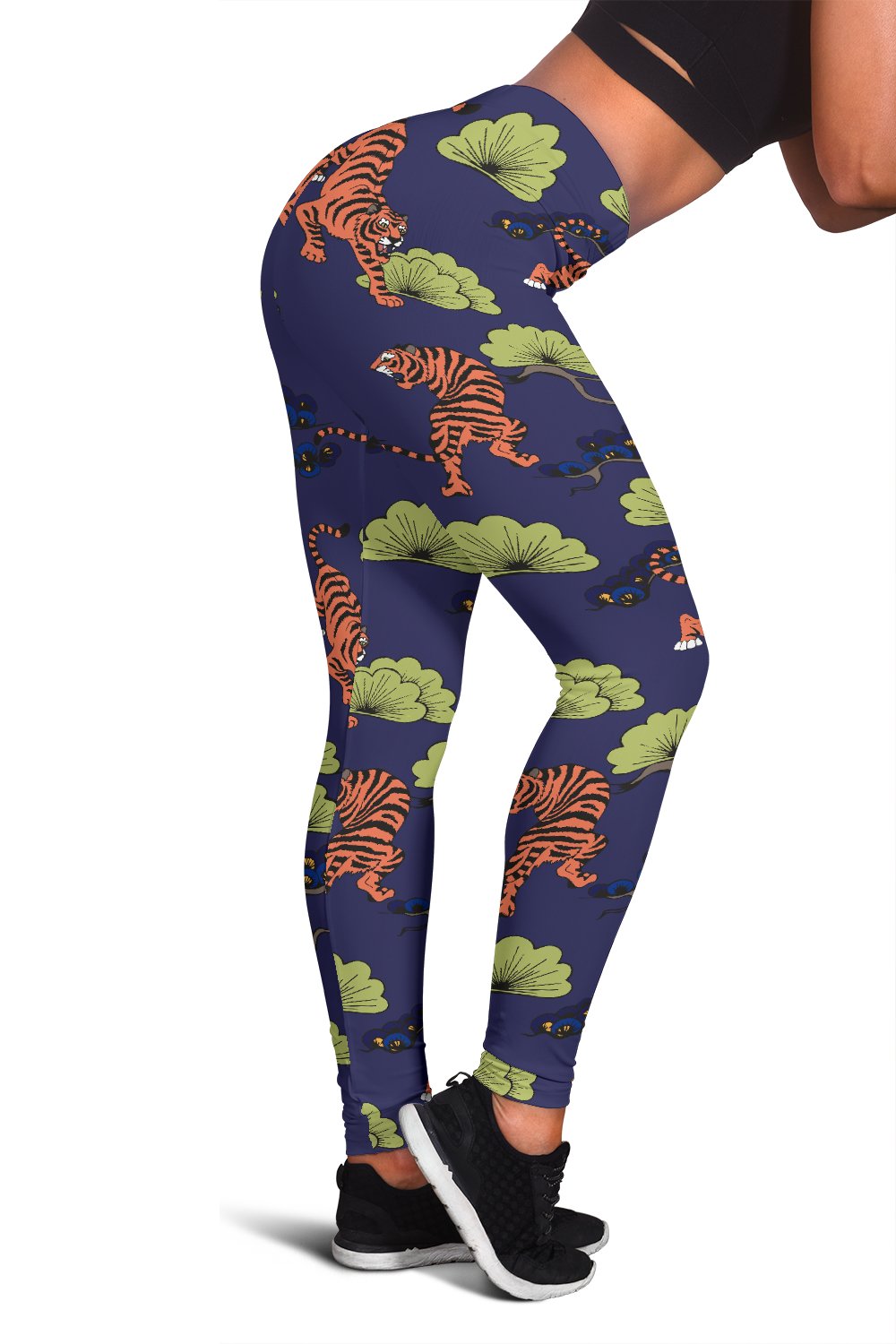 Tiger Pattern Japan Style Women Leggings