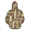 Hawaiian Polynesian Tiki Print Pattern All Over Print Hoodie