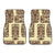 Hawaiian Polynesian Tiki Print Pattern Car Floor Mats