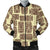 Tiki Brown Mask Print Men Casual Bomber Jacket