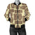 Tiki Brown Mask Print Women Casual Bomber Jacket