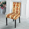 Tiki Orange Vertical Pattern Dining Chair Slipcover-JORJUNE.COM