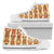 Tiki Orange Vertical Pattern Men High Top Shoes