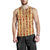 Tiki Orange Vertical Pattern Men Tank Top