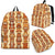 Tiki Orange Vertical Pattern Premium Backpack