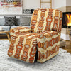 Tiki Orange Vertical Pattern Recliner Slipcover-JORJUNE.COM