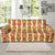 Tiki Orange Vertical Pattern Sofa Slipcover-JORJUNE.COM