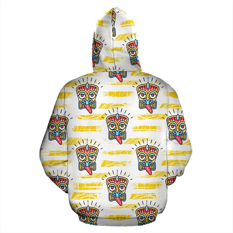 Hawaiian Polynesian Tiki Print All Over Print Hoodie