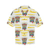 Tiki Smile Mask Print Pattern Men Hawaiian Shirt